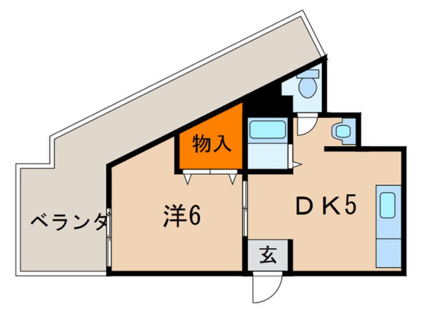 間取図 グリ－ンハイツ中原