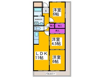 間取図 ブランミュ－ル陶器