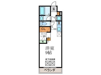 間取図 ﾎﾜｲﾄﾊｲﾑKAGAMIISHI