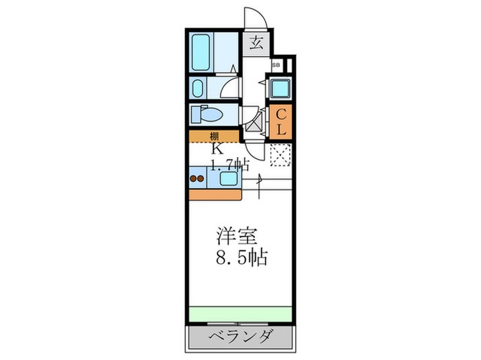間取り図 ﾎﾜｲﾄﾊｲﾑKAGAMIISHI