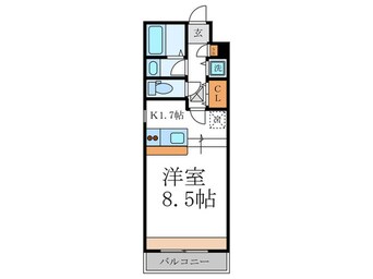 間取図 ﾎﾜｲﾄﾊｲﾑKAGAMIISHI