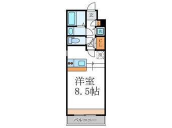 間取図 ﾎﾜｲﾄﾊｲﾑKAGAMIISHI