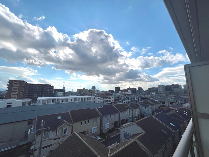 室内からの展望 Ｌｅ　Ｖｅｒｔ高槻