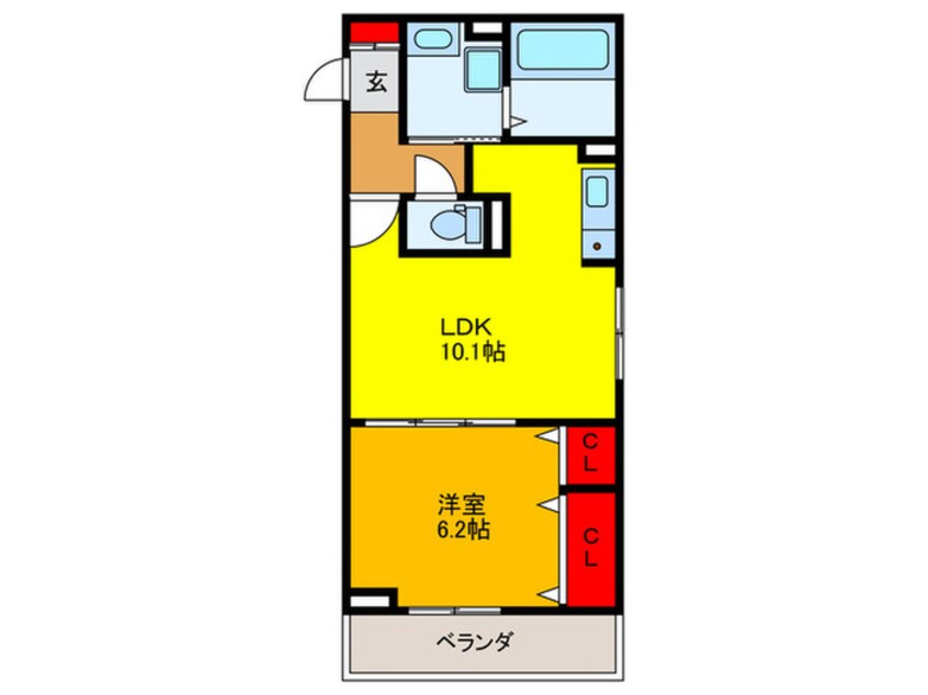 間取図 パレフロ－ラ