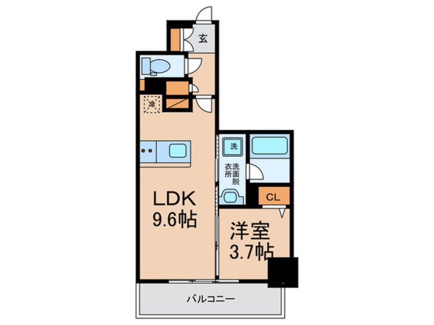 間取図 アーバネックス大阪城北