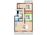 ベイリ－フマンション 2LDKの間取り