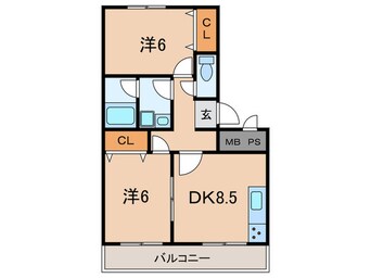 間取図 アーバンＹＨ　Ａ棟