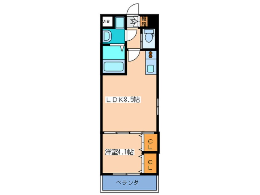 間取図 福島プライマリ－ワン