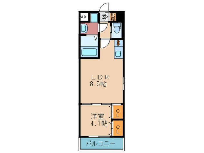 間取り図 福島プライマリ－ワン