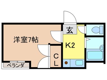 間取図 エバーグリーン布施