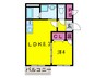 Lien平野本町 1LDKの間取り