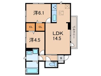 間取図 ディアコートM