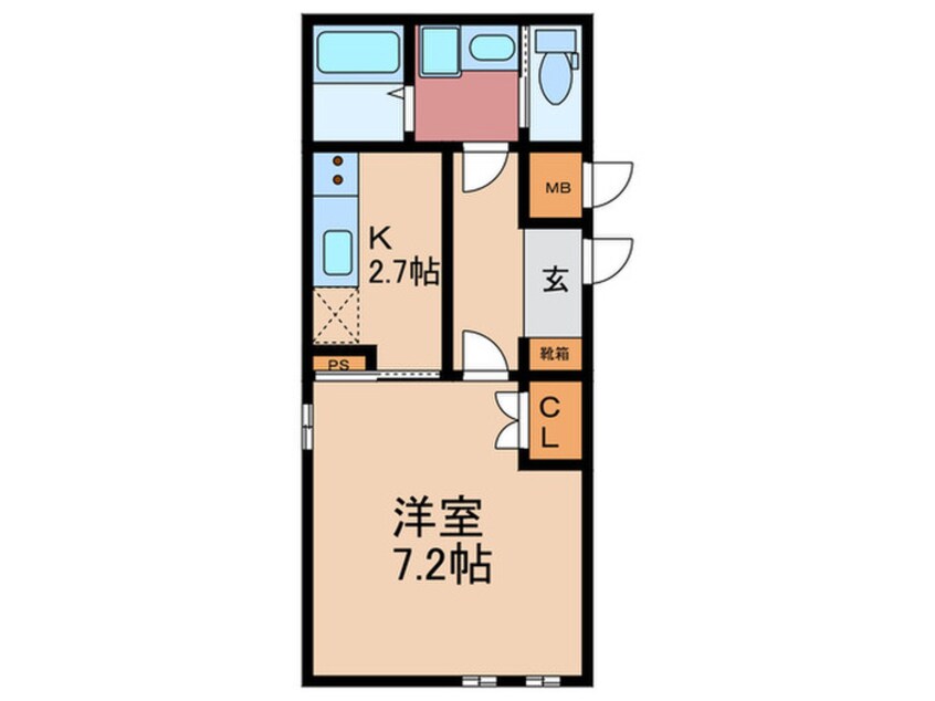 間取図 シャンティ下新庄