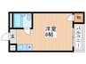 ロ－タリ－マンション西三荘 1Rの間取り