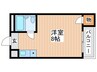 ロ－タリ－マンション西三荘 1Rの間取り