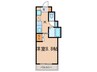 Ｂｅｑｕｅｍ２１ 1Kの間取り