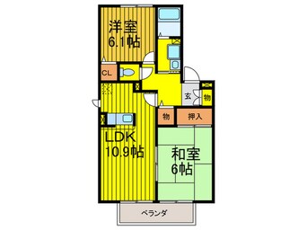 間取図 エスト・ステ－ブル