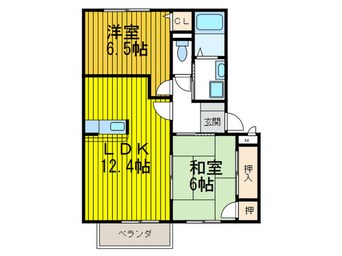 間取図 エスト・ステ－ブル