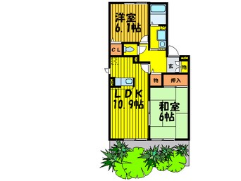 間取図 エスト・ステ－ブル