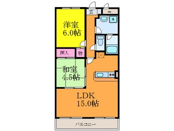間取図 ディアコ－ト摂津