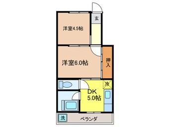 間取図 市富マンション