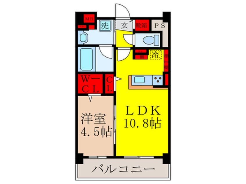 間取図 THE TERRACE SUITA UH