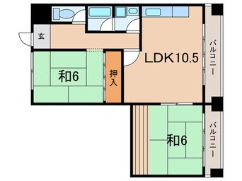 間取図 ファミリーコーポ9