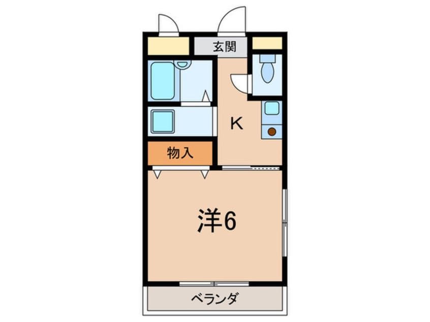 間取図 サンセ－ルハヤシ
