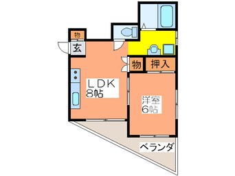 間取図 クオ－レ都島