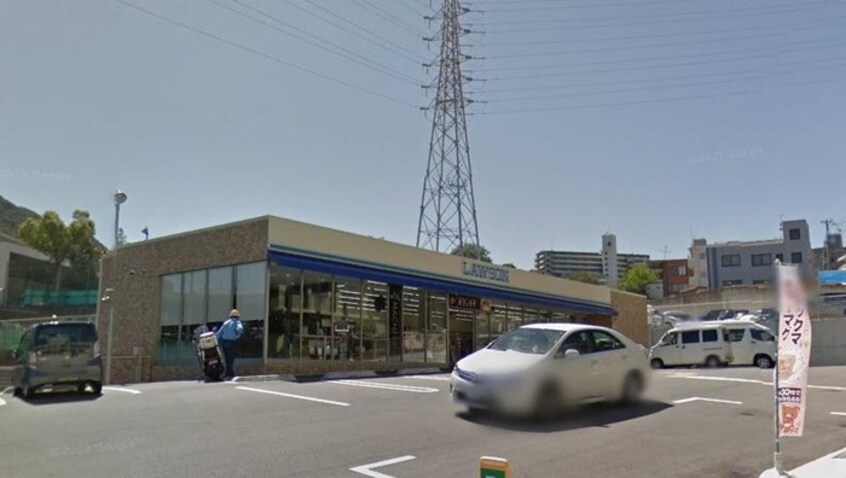 ローソン神戸妙法寺荒打店(コンビニ)まで479m ブリランテ神戸マグノリアコート