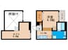 エルフラット 1Kの間取り