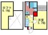 フレシール 1Kの間取り