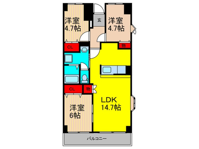 間取り図 戴慶カーサグラシア