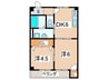 コーポヒロセ 2DKの間取り
