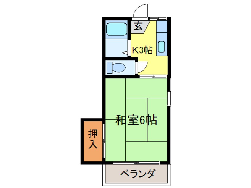 間取図 タートルハイツ