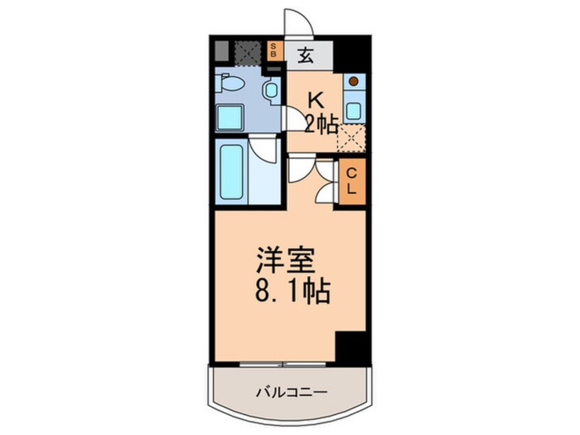 間取図 クレストコート神戸・灘