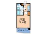 SERENiTE天六西 1Kの間取り