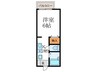 ガ－デンハイツ西向日 1Kの間取り