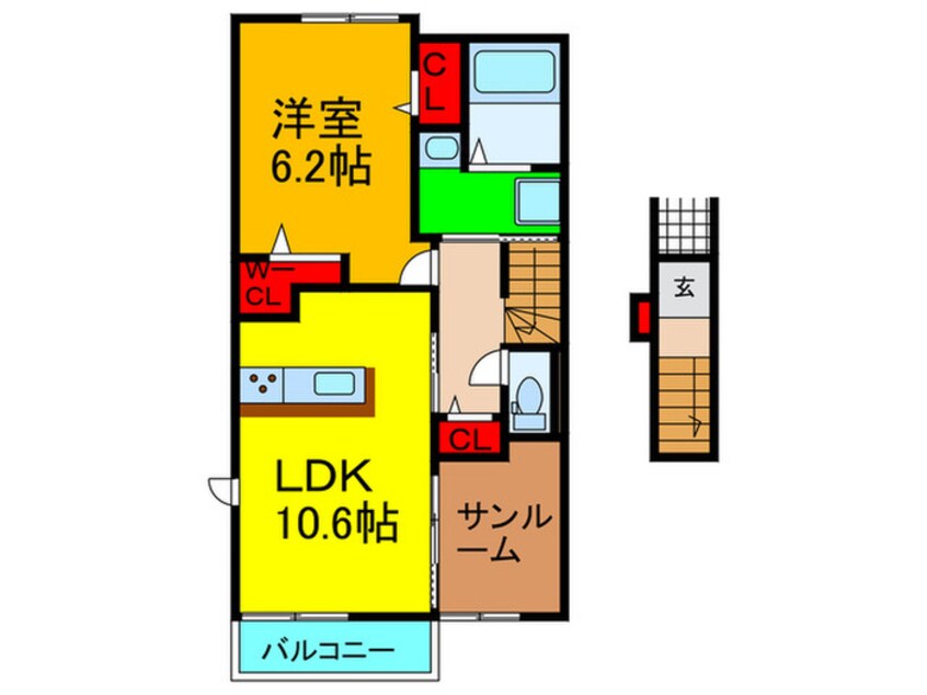 間取図 コート・ド・ブラン