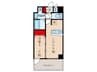 プレサンスＴＨＥ神戸(902) 1LDKの間取り