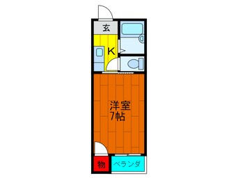 間取図 マンションデウミⅡ