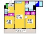 パレスコート小橋町 2LDKの間取り
