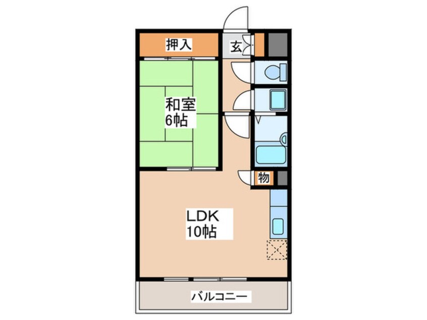 間取図 第２ますみ荘