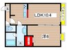 リヴァージュシャトレ 1LDKの間取り