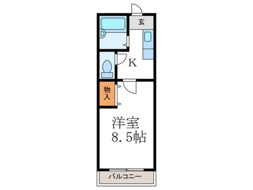 間取図 サンパレス山崎