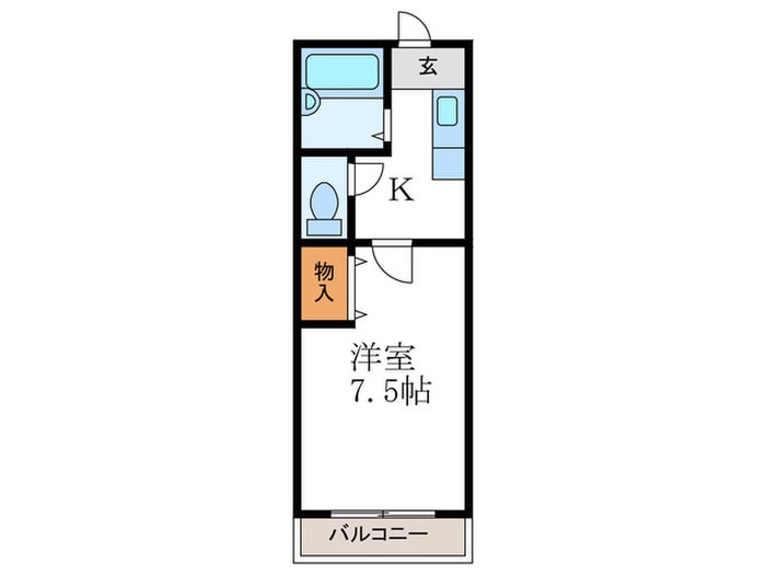 間取り図 サンパレス山崎