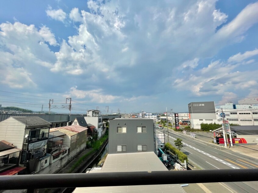 室内からの展望 サンパレス山崎