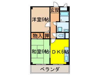 間取図 作本マンション