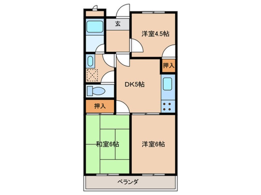 間取図 Maison de famille