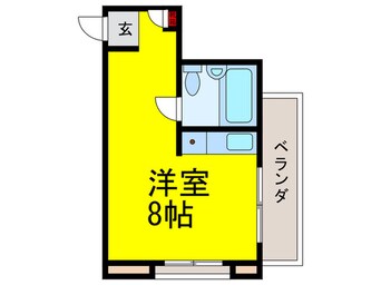 間取図 クイ－ンズコ－ト　ルネサンス
